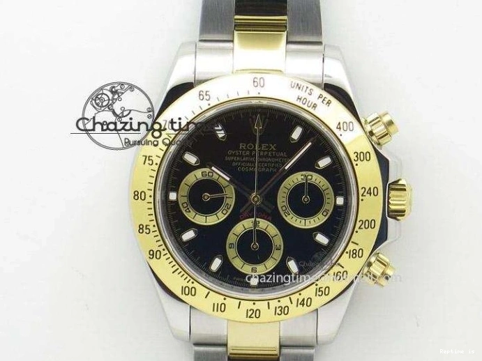 0106 Day Date 40mm YG BP Maker Best Edition Black Dial Diamond Bezel On YG Bracelet A Soft 3681